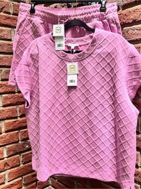 NEW MARY SQUARE claire shorts set in Lilac sz XL NWT